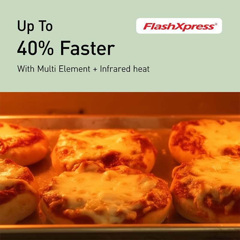 White compact toaster oven with infrared — photo 4