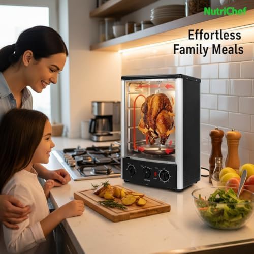 Vertical rotisserie convection oven with glass door — photo 5