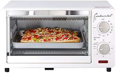 Continental electric white 4 slice toaster oven — photo 3