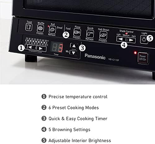 Black compact toaster oven with infrared — photo 4
