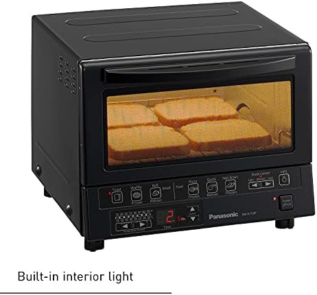 Black compact toaster oven with infrared — photo 5
