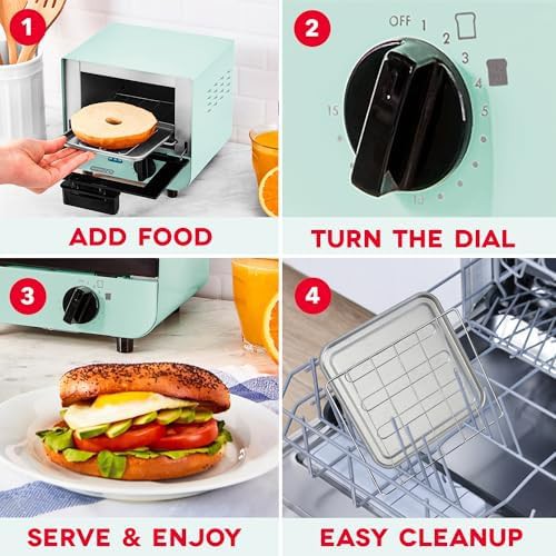 Mini aqua toaster oven for small kitchens — photo 5