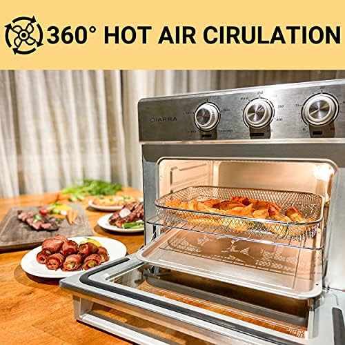 Ciarra silver countertop steam oven with air fryer — photo 4