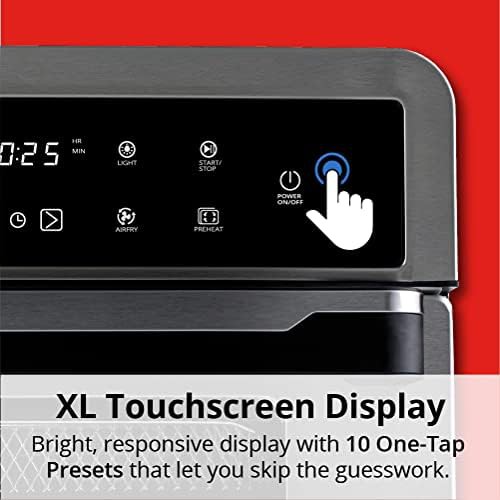 Brushed stainless steel 30 qt touchscreen toaster oven — photo 5