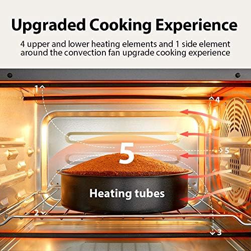 Charcoal grey digital air fryer toaster oven — photo 5