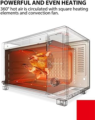 Black stainless hot convection toaster oven — photo 4