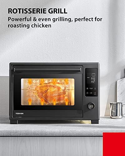Black stainless hot convection toaster oven — photo 5