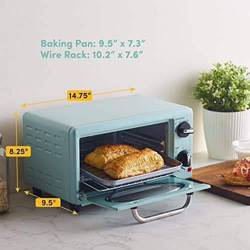 Elite Gourmet ETO147M retro mint oven — photo 3
