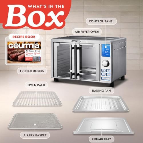 Digital French Door Toaster Oven with Six Slice Capacity — photo 4