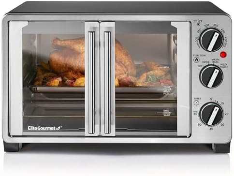 Elite Gourmet ETO2530M double French door oven