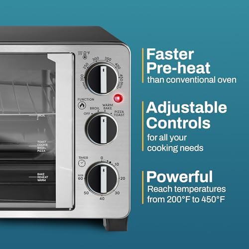 Elite Gourmet ETO2530M double French door oven — photo 3