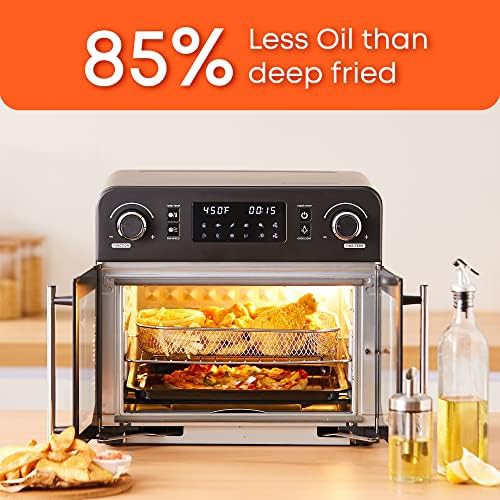 Elite Gourmet 24.5 qt French door air fryer oven — photo 4
