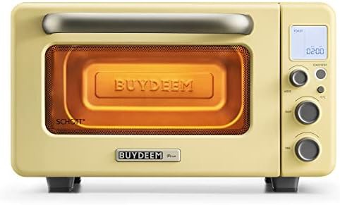 Mellow Yellow Retro 12QT Pizza Toaster Oven