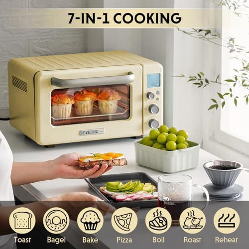 Mellow Yellow Retro 12QT Pizza Toaster Oven — photo 3