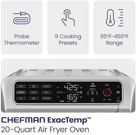 Stainless Steel 20QT Oven with Probe Thermometer — photo 3