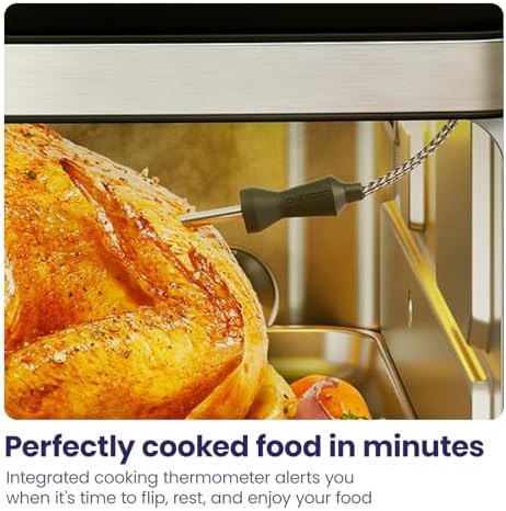 Stainless Steel 20QT Oven with Probe Thermometer — photo 4