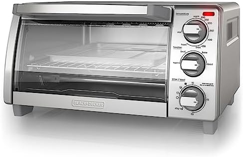 Natural convection stainless steel toaster oven