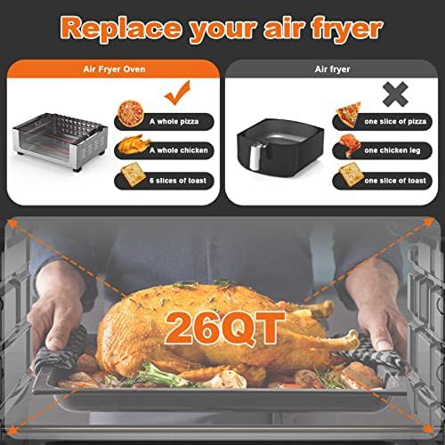 Stainless steel 7-in-1 air fryer convection oven — photo 5