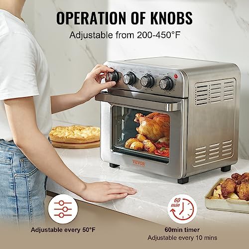 Stainless steel air fryer convection oven 18L — photo 4