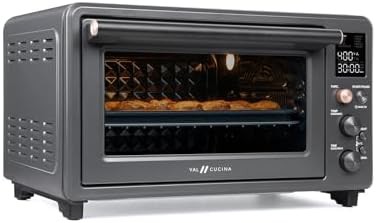 Ten-in-one enamel interior air fryer oven