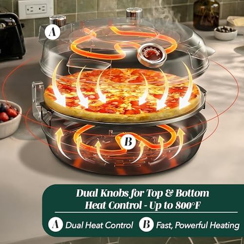 Gunmetal Gray Indoor Pizza Maker Oven — photo 3