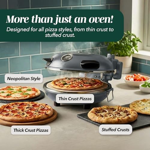 Gunmetal Gray Indoor Pizza Maker Oven — photo 4