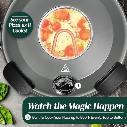 Gunmetal Gray Indoor Pizza Maker Oven — photo 5