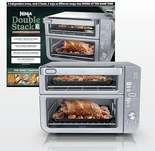 Sharkninja double stack xl stainless steel oven