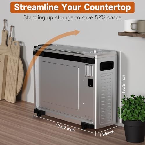 Digital Silver Air Fryer Toaster Oven Combo — photo 3