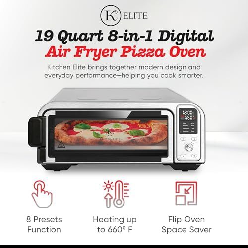 Digital Silver Air Fryer Toaster Oven Combo — photo 4