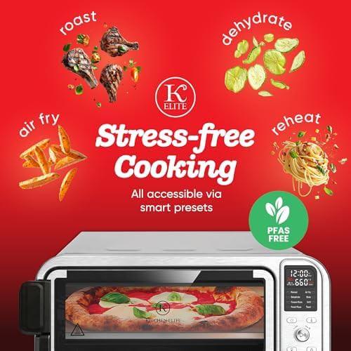 Digital Silver Air Fryer Toaster Oven Combo — photo 5