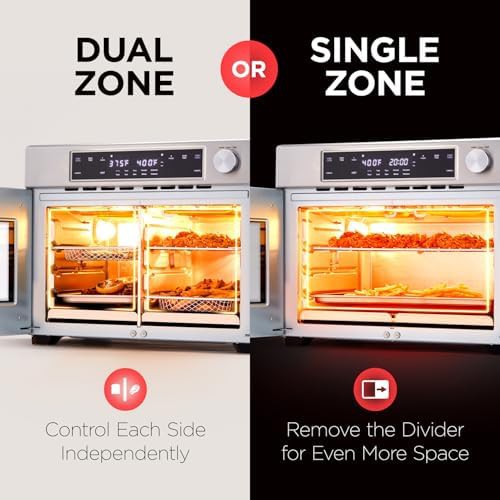 Stainless steel dual zone French door 32 qt — photo 5