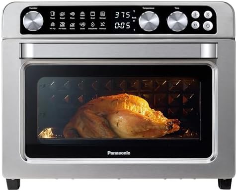 Stainless steel family size air fryer combo
