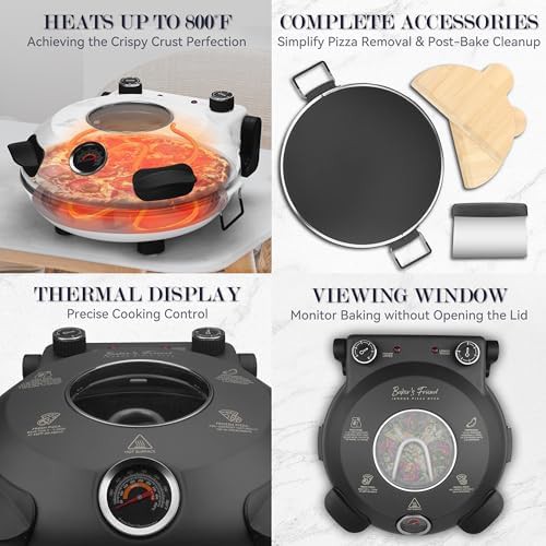 Graphite Gray Electric Pizza Oven Machine — photo 4