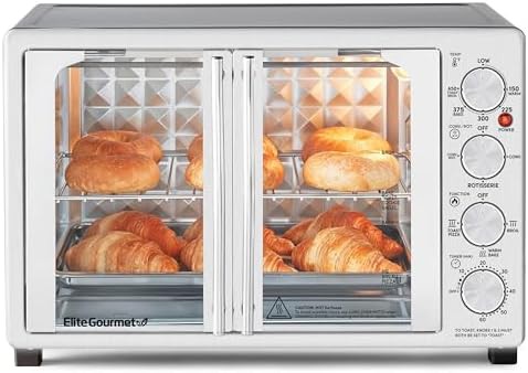 Elite Gourmet ETO4524 45L convection rotisserie oven