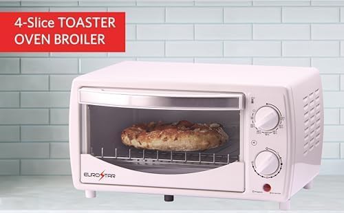 White Four Slice Toaster Oven Broiler — photo 3