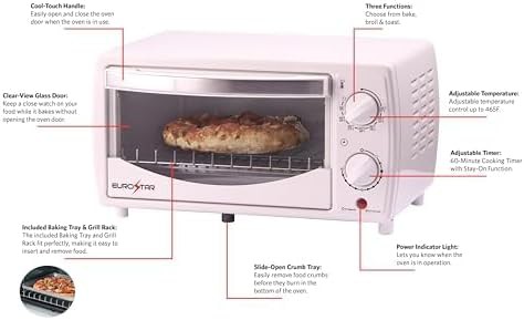 White Four Slice Toaster Oven Broiler — photo 4