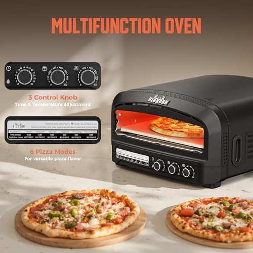 Indoor Electric Pizza Oven with Flip-Up Design — photo 5