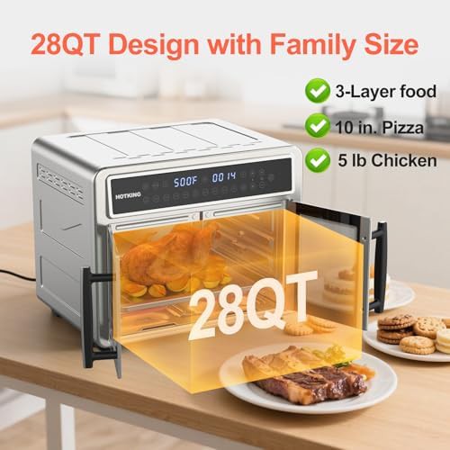 Dual-zone French door extra large air fryer — photo 4