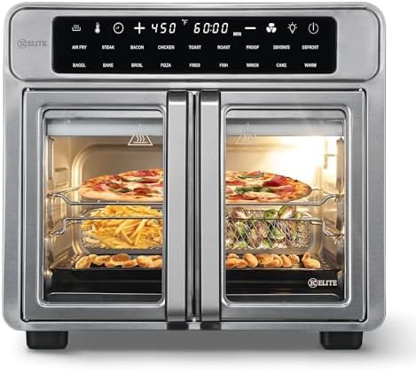 Stainless Steel French Door Air Fryer Oven