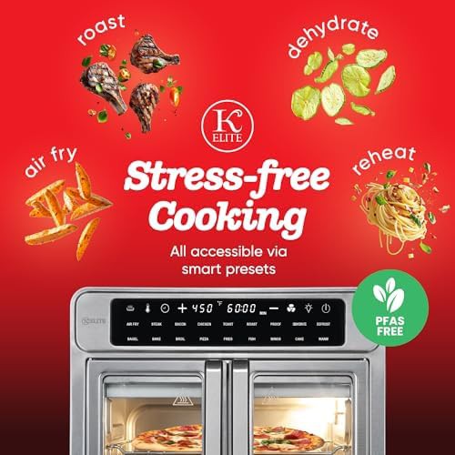 Stainless Steel French Door Air Fryer Oven — photo 5