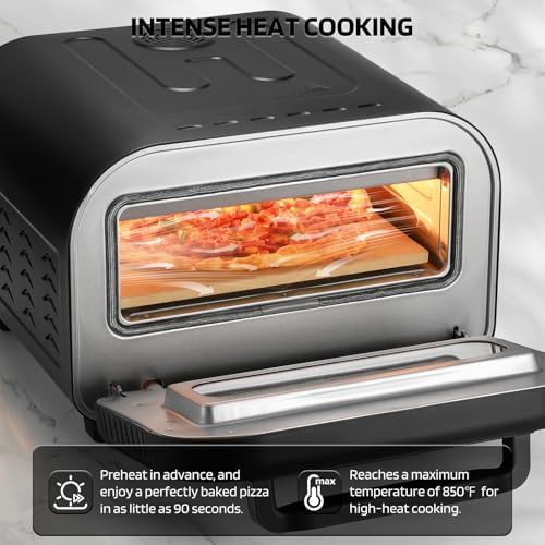 High Heat Electric Countertop Pizza Maker — photo 5