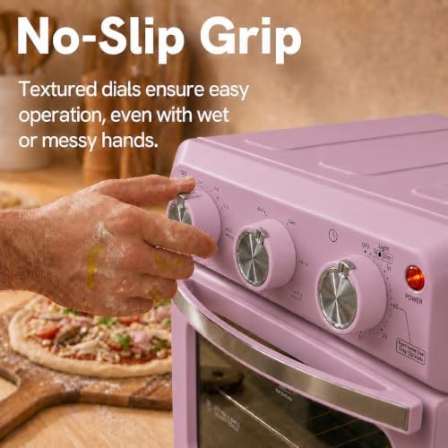 Pink retro air fryer convection oven — photo 5