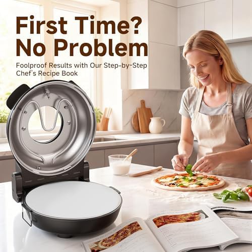 Electric pizza oven with ceramic crusty stone — photo 3
