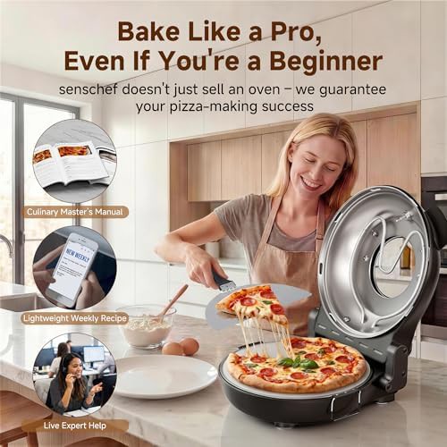 Electric pizza oven with ceramic crusty stone — photo 4