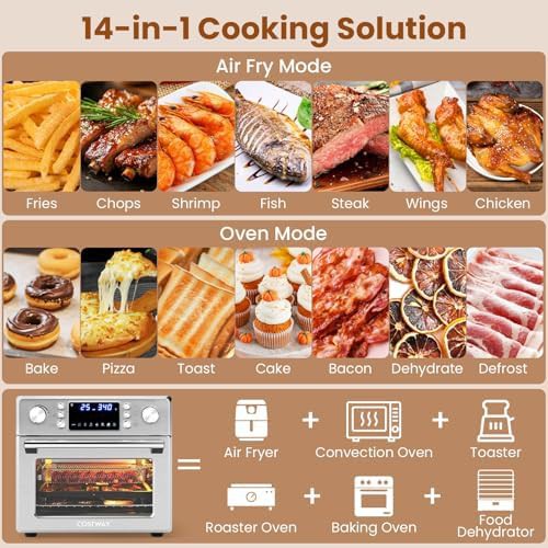 Extra Large 14-in-1 Air Fryer Toaster Oven — photo 5