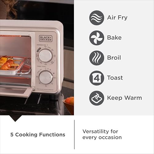Digital 4-slice crisp and bake air fryer — photo 3