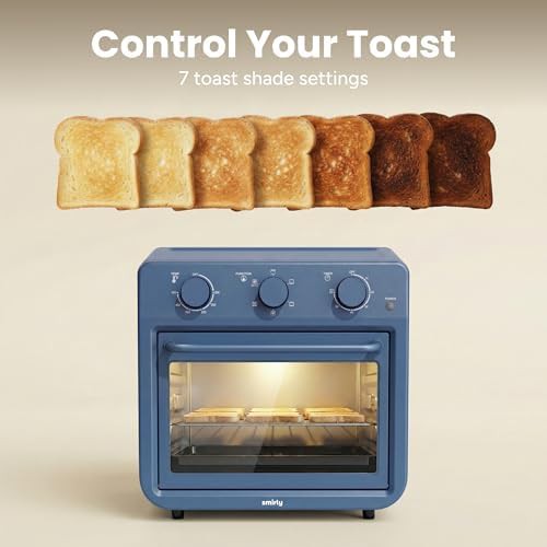 Smirly air fryer toaster blue 27qt oven — photo 5