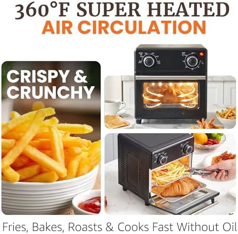 Elite Gourmet 8.5 qt mini air fryer oven — photo 3