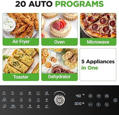 Digital Dual Cook Black Air Fryer Oven — photo 3